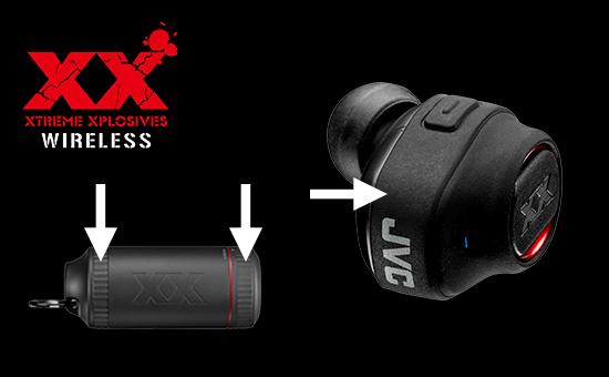 Victor・JVC HA-XC70BT-B JVC | HA-XP70BT Fully Wireless Stereo Headset XX WIRELESS
